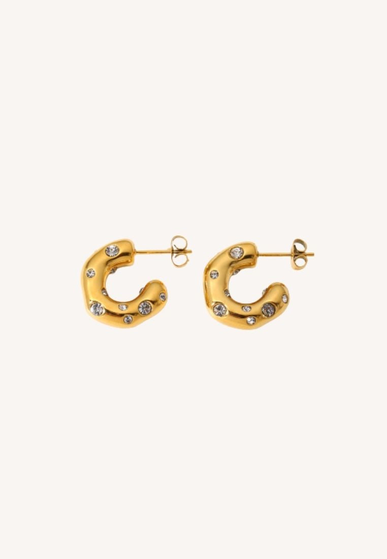 Sparkling Statement Hoops