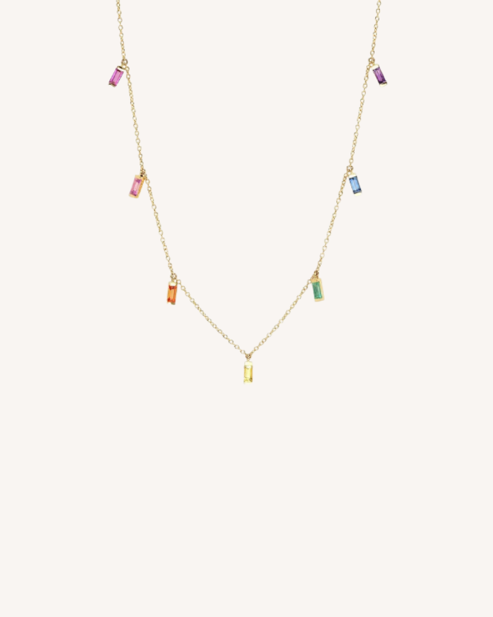 Baguette Necklace