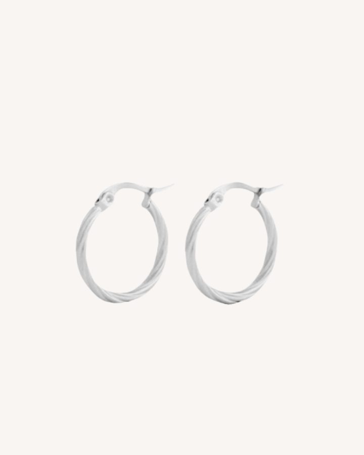 Maria Twisted Hoops